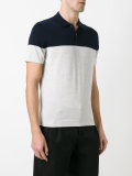 colour block polo shirt