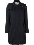 hooded trench coat
