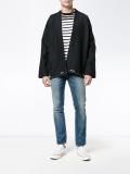 缝合细节和服式夹克