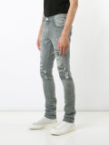 shredded detail jeans