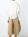 pleated sheer blouse