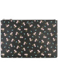 medium floral print clutch