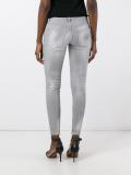 Skinny chain trim jeans