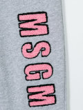 pink logo sweatpants