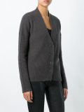 v-neck buttoned cardigan