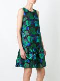 floral jacquard dress