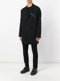 zip detailed coat