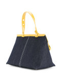colour block tote bag