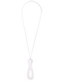 cut-out pendant necklace