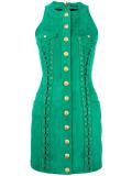 lace up mini dress