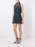 halterneck lace playsuit