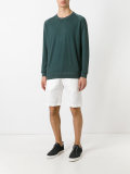 ribbed trim sweatshirt 