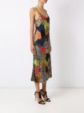 embroidered midi dress