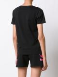 flamingo print T-shirt