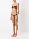 printed bandeau bikini set