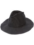 creased fedora hat