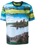 landscape print T-shirt