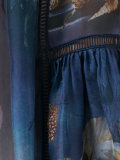 shell print empire dress