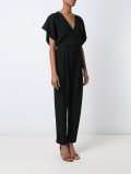 v-neck jumpsuit