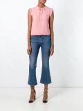 ruffle trim blouse