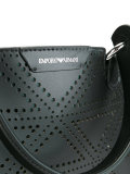 perforated detail tote bag 