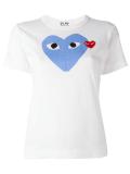 heart print T-shirt
