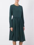 pleated dress