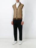 shawl neck knit gilet