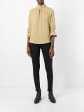 high collar shirt