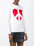 heart patch sweatshirt