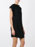 gathered back mini dress