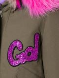 embroidered parka