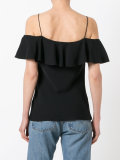 off-shoulder ruffle top