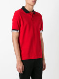 tipped cuff polo shirt