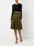 knit flared skirt