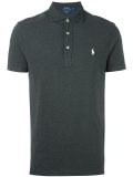 embroidered logo polo shirt