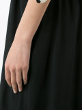 tied neck buttoned dress