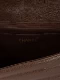 quilted double chain shoulder bag