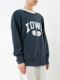 oversized printed sweatshirt