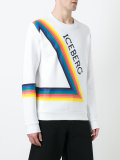 triangle print sweatshirt