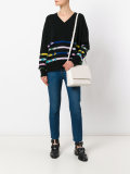 knitted v-neck sweater