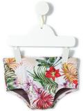 printed swim trunks