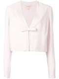 cropped bow jacket