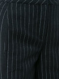 cropped pinstripe trousers