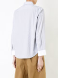 striped chest pocket shirt