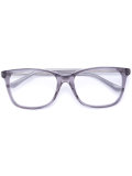metallic square glasses