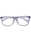 metallic square glasses