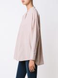 band collar shirt 