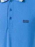 contrast trim polo shirt