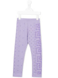 floral Greca leggings